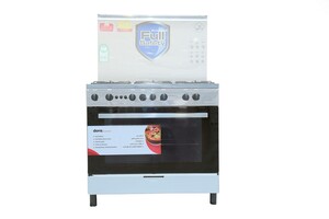 دورا اليجانت فرن غاز 5 عيون 60*90 سم – امان كامل – ستيل - DEGCFY9060A