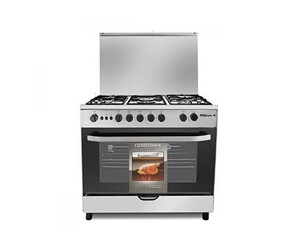 فالكون فرن غاز 5 شعلة - 55*80 سم استيل - أمان كامل