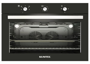 كومتيل فرن بلت ان كهرباء 90 سم - 105 لتر - 8 وظائف - مروحة داخلية - ستيل اسود - صناعة تركي - A9-SF3(MT)-B
