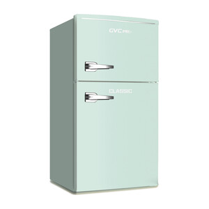 جي في سي برو ثلاجة كلاسيك تصميم عصري - 85 لتر - 2 باب - أخضر فاتح