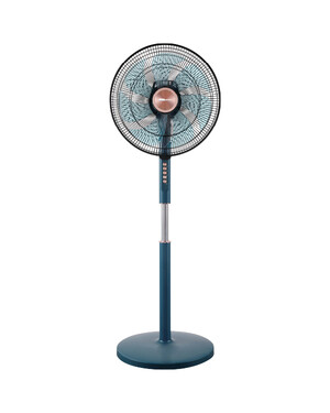 مروحة ستاند إلكترو جنرال - محرك نحاسي بالكامل - تصميم منخفض الضوضاء - 7 شفرات AS قوية - 4 سرعات - مؤقت تشغيل - قابلية لتعديل الزاوية - ارتفاع قابل للتعديل من 1.2 إلى 1.3 متر - قاعدة دائرية متينة - موديل FST-BMT16